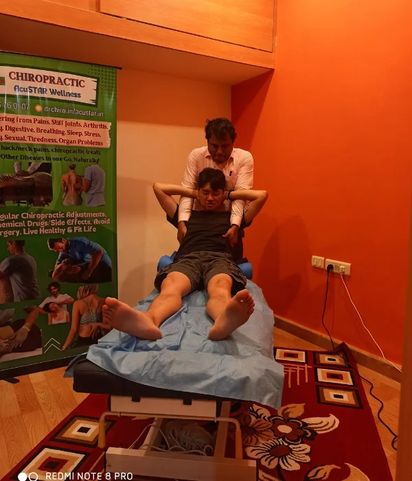 Dr. Rudresh - Best Chiropractor in Bangalore treating spine and joint problems at AcuSTAR Wellness